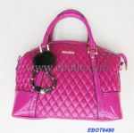 Fashionable pu handbag decorated charms