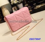 Pink PU single-shoulder bags