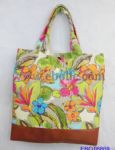 Flower printed handbags