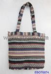 Ethnic deep color fabric handbags