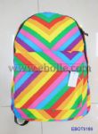 Rainbow printed Daypacks