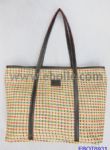 Exquisite handbags with leather handle