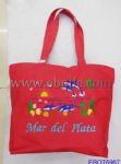 Embroidery canvas tote bags