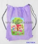 Portable backpark with trendy printed