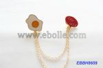 Metal Enamelled Brooches
