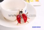 Metal Enamelled Ladybird Brooches
