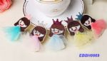 Lovely Embroideried Girl Brooches