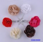 Fabric Flower Long Brooches