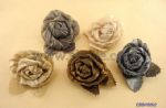 Fabric Flower Brooches