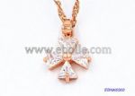 Cross deisgns diamante pendant necklace