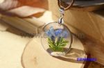 Dried Flower Pendant Necklace
