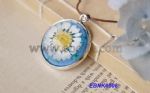 Dried Flower Pendant Necklace