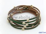 Diamante Muiltilayer Leather Bracelets