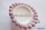 Folwer printed beaded bracelets