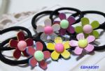 Leather flower hair bands