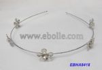 Metal flower hairbands