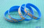 Silicone printed wristband, custom logo are available