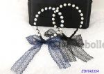 Pearl bowknot hair band