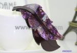 Resin leave designs hair clip