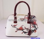 Flower Printed PU Handbag