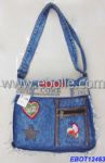 Washed demin hand bags