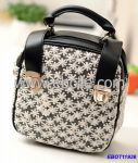 PU bags with lace covered