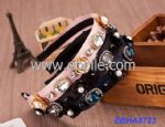 Baroque Style Hair Ornaments, with Gold Plated Rose Flower and Rhinestone Decoration