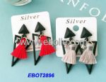 Chic Geometric Tassel Stud Earring, Personalized Designs